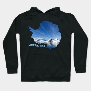 Antarctica Coastline Hoodie